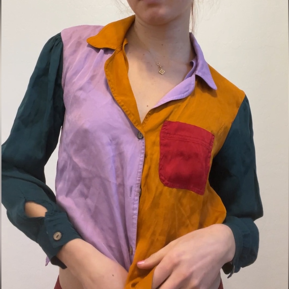 The Farm by anthropology button down blouse